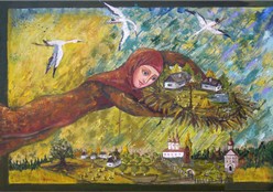 Картина &laquo;Ефросинья &ndash; заступница&raquo;. Автор М. Тонкаль.